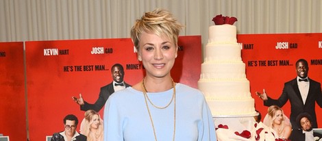 Kaley Cuoco asiste a la presentación de 'The Wedding Ringer' en Los Angeles