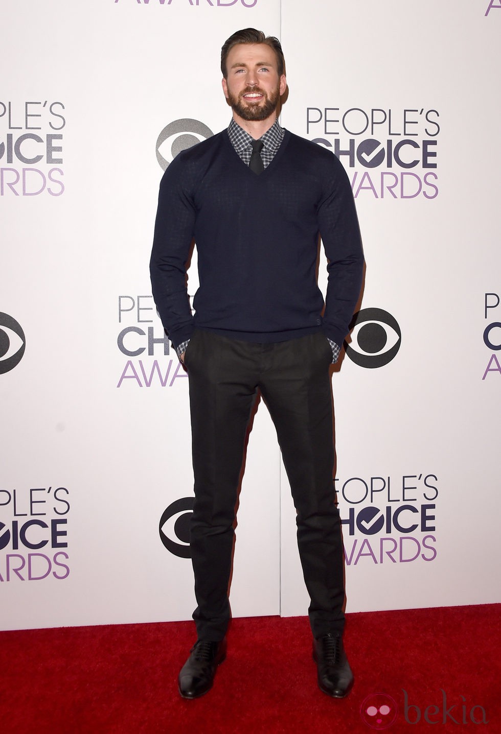 Chris Evans en los People's Choice Awards 2015