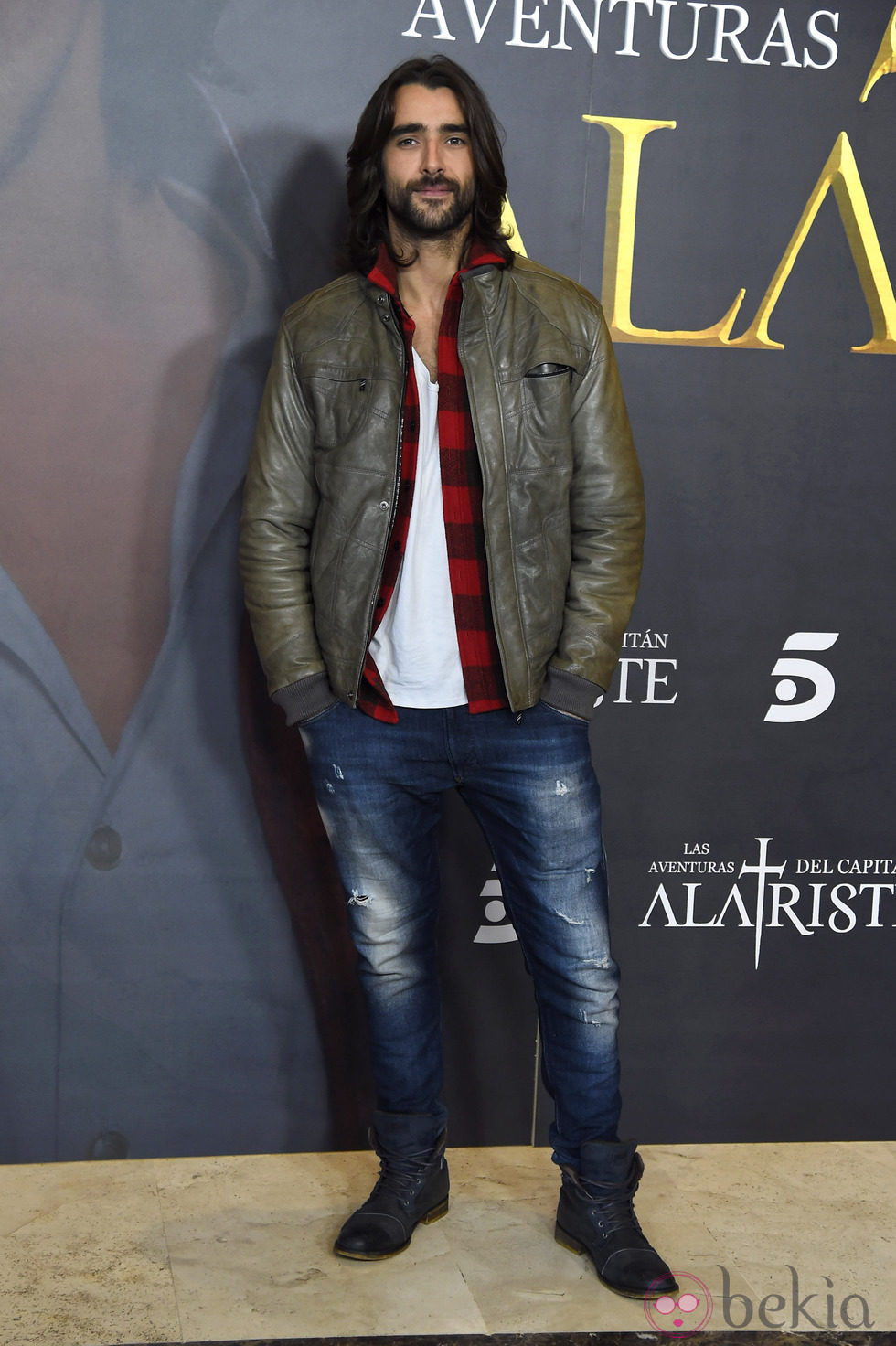 Aitor Luna en la presentación de 'Las aventuras del Capitán Alatriste'