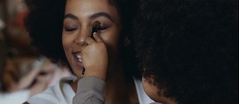 Fotografía con la que Solange Knowles ha felicitado a su sobrina Blue Ivy Carter