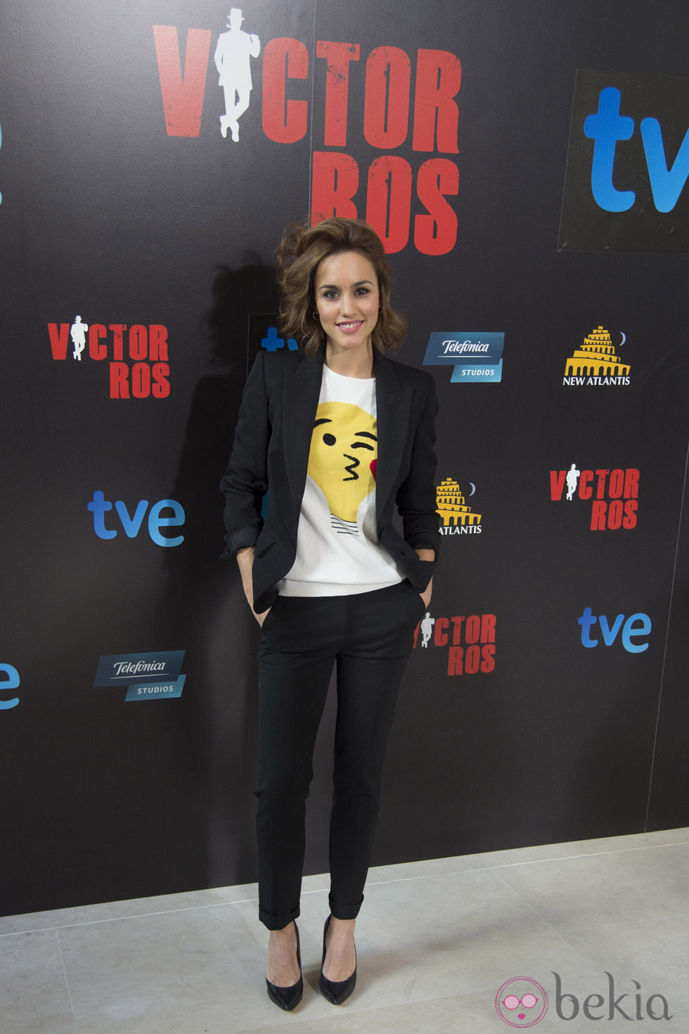 Megan Montaner en la presentación de 'Víctor Ros'