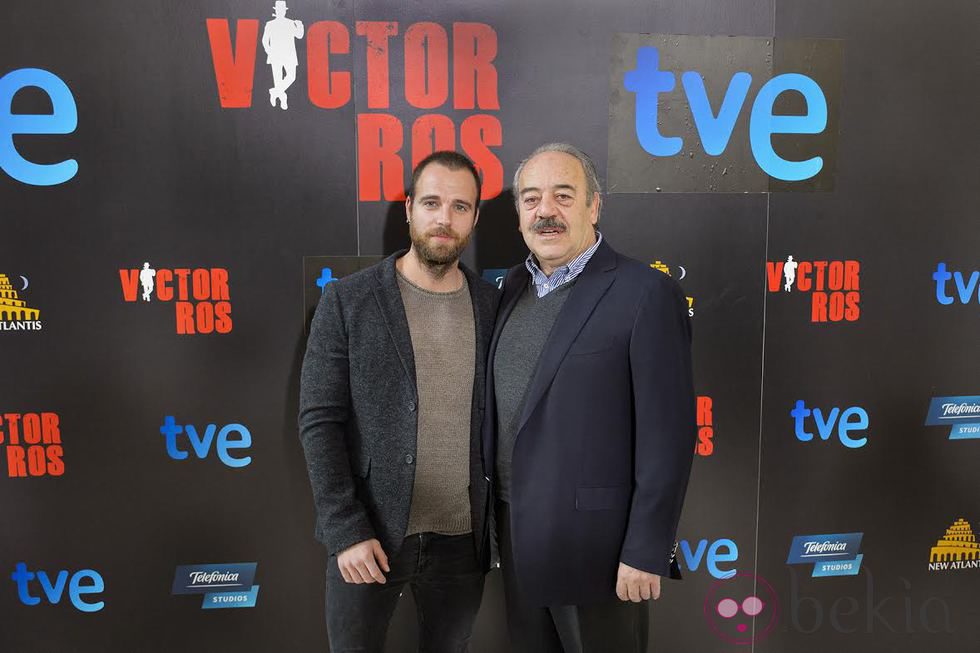 Carles Francino y Tito Valverde en la presentación de 'Víctor Ros'