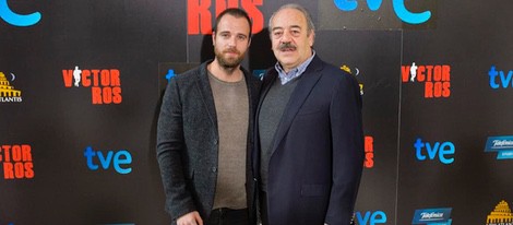 Carles Francino y Tito Valverde en la presentación de 'Víctor Ros'