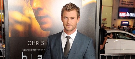 Chris Hemsworth en el estreno de 'Blackhat: Amenaza en la red' en Los Angeles