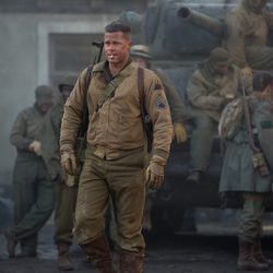 Brad Pitt en 'Corazones de acero'