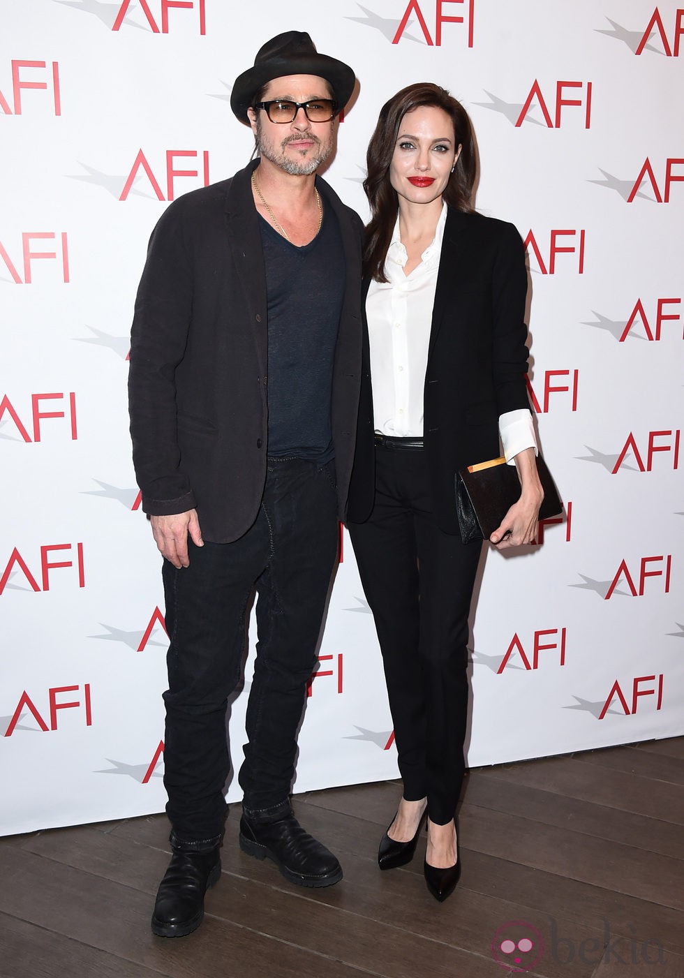 Brad Pitt y Angelina Jolie en los AFI Awards 2014