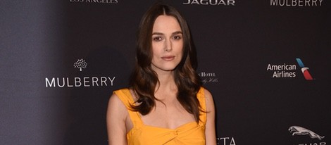 Keira Knightley luce embarazo en el tea party de los Bafta 2015