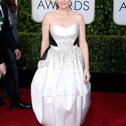 Tina Fey en la alfombra roja de los Globos de Oro 2015