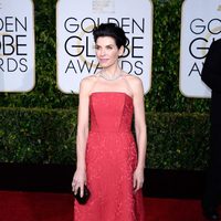 Julianna Margulies en la alfombra roja de los Globos de Oro 2015