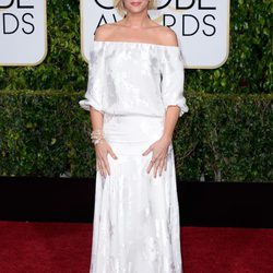 Kristen Wiig en la alfombra roja de los globos de Oro 2015