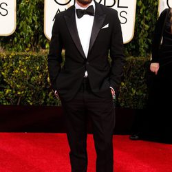 Jamie Dornan en la alfombra roja de los Globos de Oro 2015