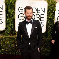 Jamie Dornan en la alfombra roja de los Globos de Oro 2015