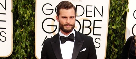 Jamie Dornan en la alfombra roja de los Globos de Oro 2015