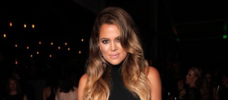 Khloe Kardashian en la fiesta organizada por Fox tras los Globos de Oro 2015