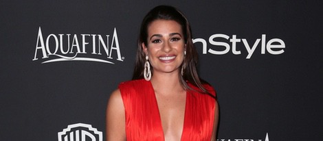 Lea Michele en la fiesta organizada por Warner tras los Globos de Oro 2015