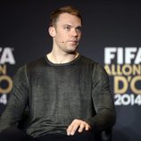 Manuel Neuer antes de la entrega del Balón de Oro 2014