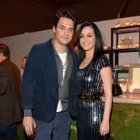 Katy Perry y John Mayer en un evento de la American Cancer Society