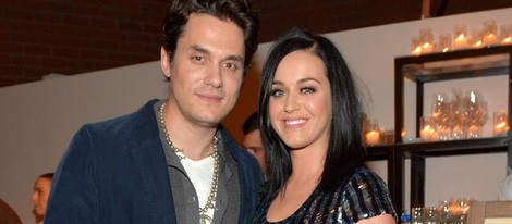 Katy Perry y John Mayer en un evento de la American Cancer Society