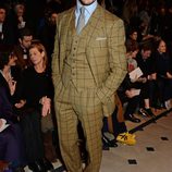 David Gandy en el desfile de Burberry otoño/invierno 2015 de la Semana de la Moda Masculina de Londres