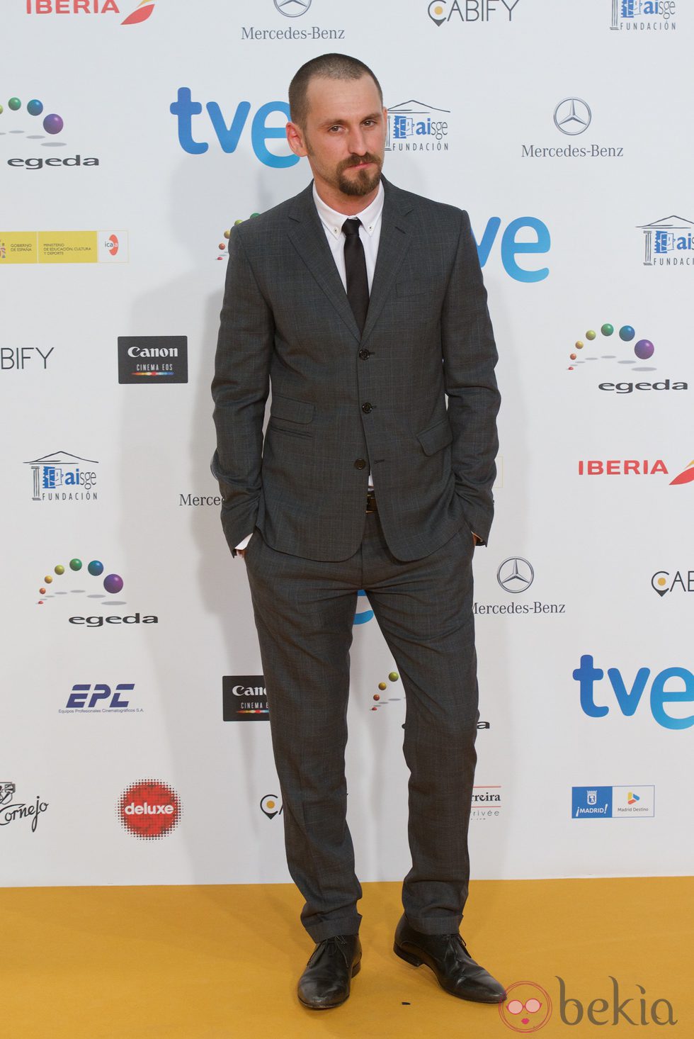 Raúl Arévalo en la alfombra roja de los Premios José María Forqué 2015