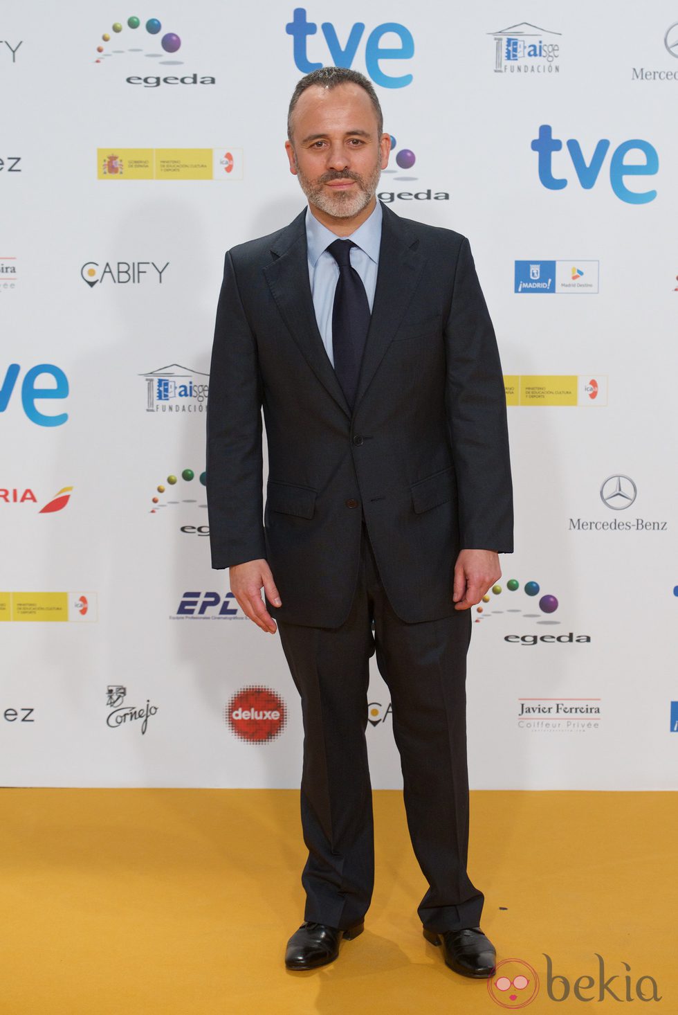 Javier Gutiérrez en la alfombra roja de los Premios José María Forqué 2015