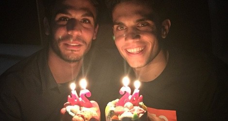 Eric y Marc Bartra celebran su 24 cumpleaños