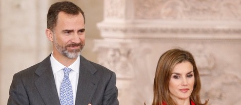 Los Reyes Felipe y Letizia en los Premios Nacionales de Investigación 2014