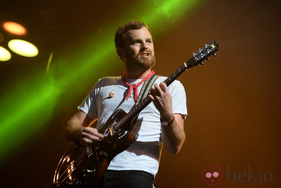 Caleb Followill en un concierto de 'Kings of Leon' en Chicago