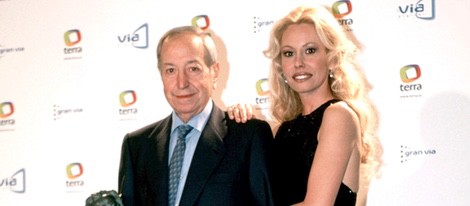 Lara Dibildos con su padre, José Luis Dibildos