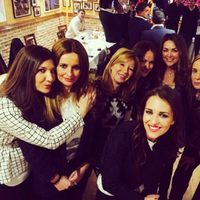 Paula Echevarría, Sara Carbonero y algunas amigas disfrutan de una cena posnavideña