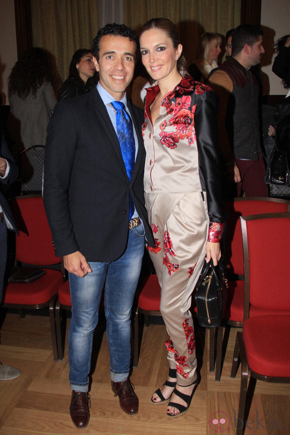 Víctor Puerto y Noelia Margotón en la pasarela 'We love flamenco' 2015 en Sevilla