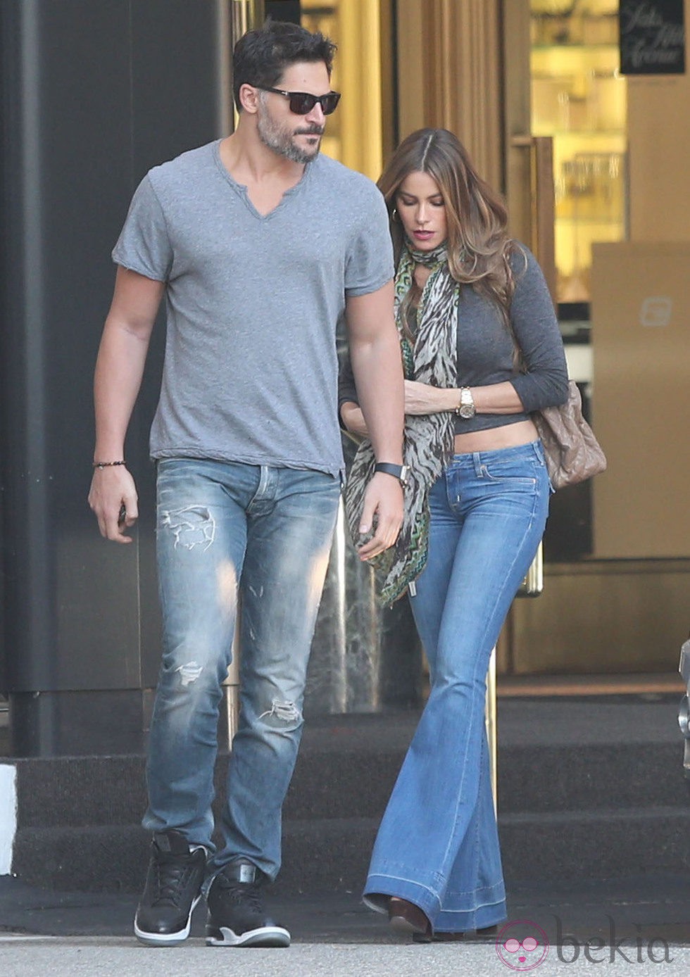 Sofía Vergara y Joe Manganiello en Beverly Hills