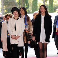 Camille Gottlieb y Pauline Ducruet en el Festival de Circo de Monte-Carlo 2015