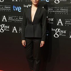 Bárbara Lennie en la fiesta de los nominados a los Goya 2015