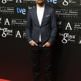 Raúl Arévalo en la fiesta de los nominados a los Goya 2015