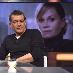 Antonio Banderas en la presentación de 'Autómata' en 'El Hormiguero 3.0'