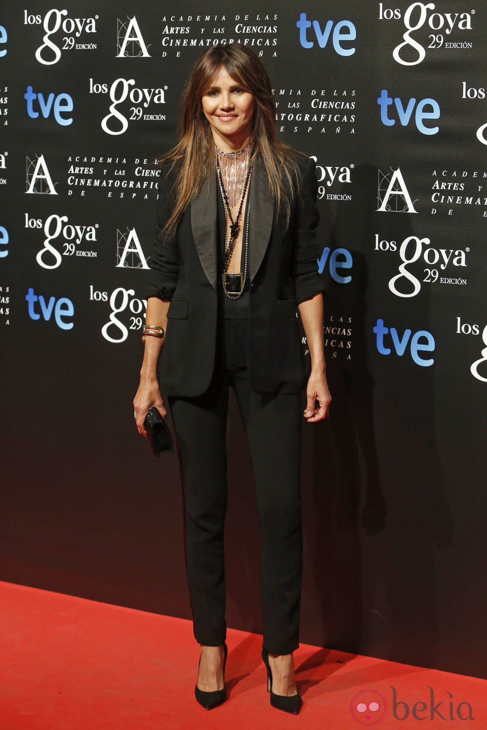 Goya Toledo en la fiesta de los nominados a los Goya 2015