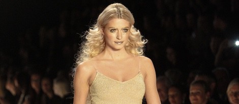 Lena Gercke desfilando en la Berlín Fashion Week