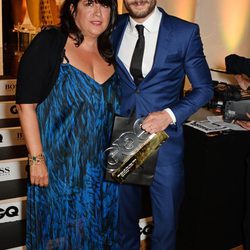 E.L. James y Jamie Dornan en los Premios GQ Hombres del Año 2014