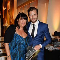 E.L. James y Jamie Dornan en los Premios GQ Hombres del Año 2014