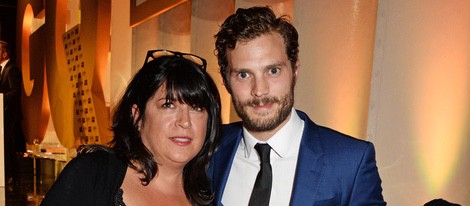 E.L. James y Jamie Dornan en los Premios GQ Hombres del Año 2014