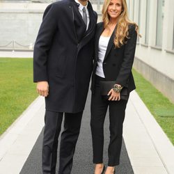 Fernando Llorente y María Lorente en la Semana de la Moda Masculina de Milán 2015