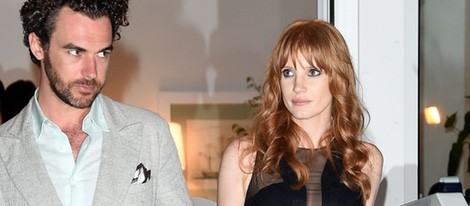 Jessica Chastain y Gian Luca Passi De Preposulo en Ischia