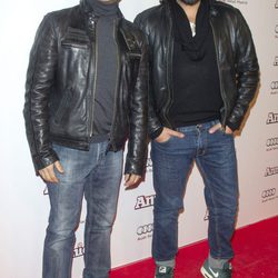 Jose Mota y Rafael Amargo en la premiere de 'Annie' en Madrid