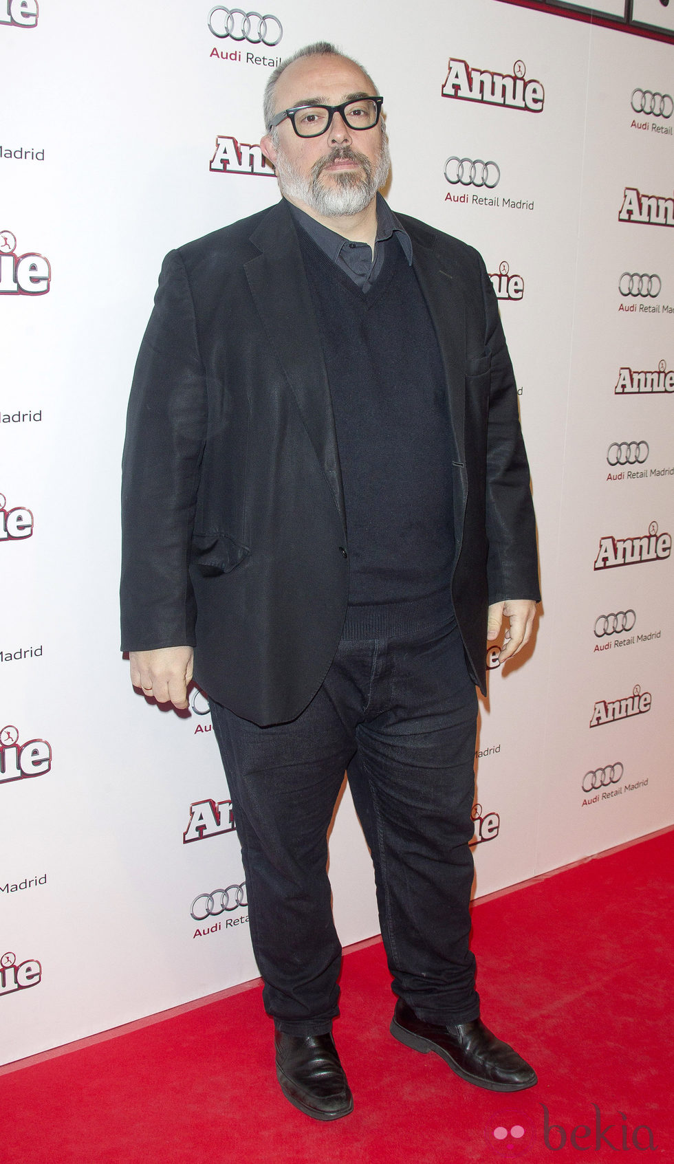 Álex de la Iglesia en la premiere de 'Annie' en Madrid