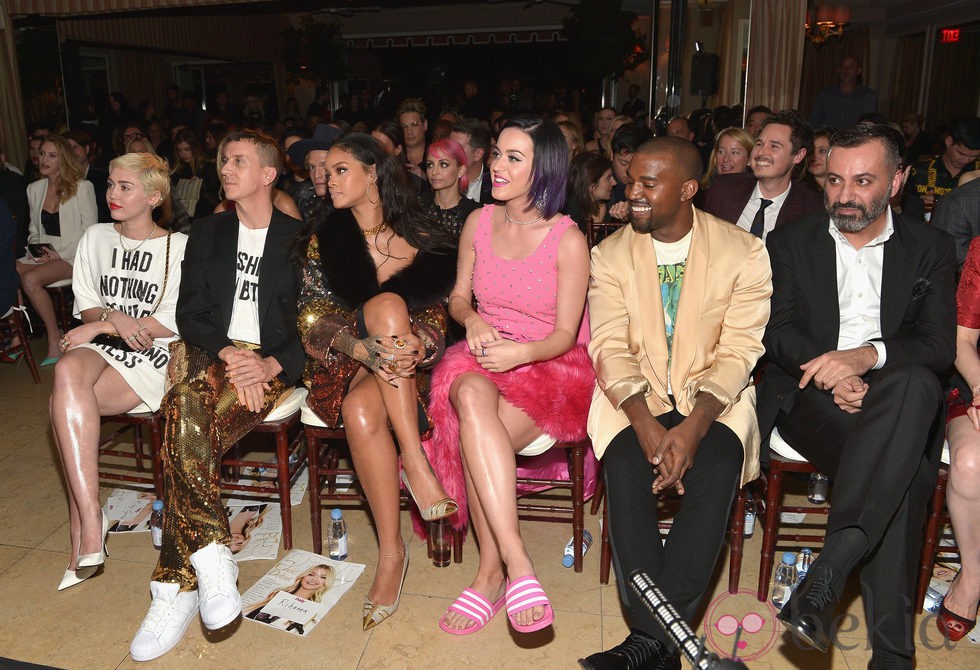 Miley Cyrus, Rihanna, Katy Perry y Kanye West en los 'Fashion Los Angeles Awards 2015'