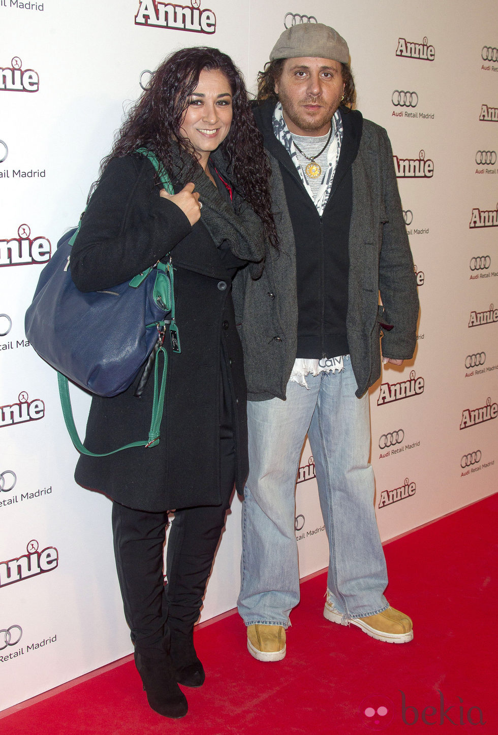 Ángeles Muñoz en la premiere de 'Annie' en Madrid