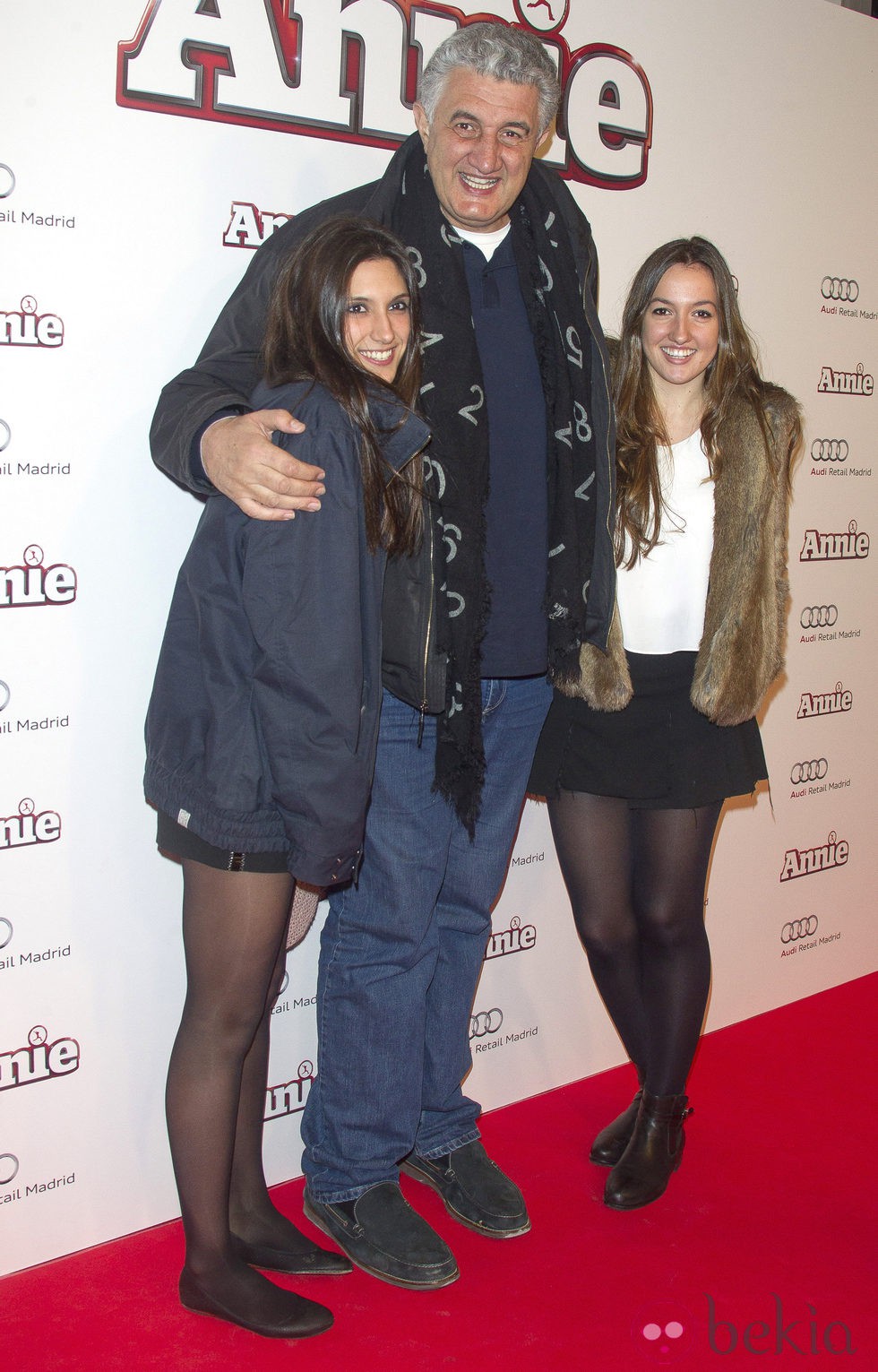 Fernando Romay en la premiere de 'Annie' en Madrid