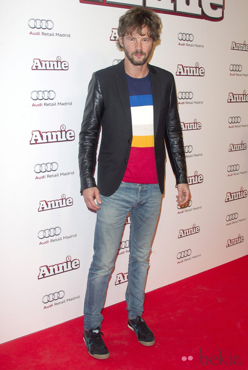 Eloy Azorín en la premiere de 'Annie' en Madrid