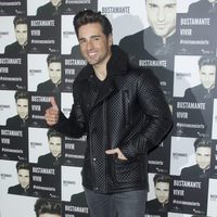 David Bustamante en el photocall de su concierto en Madrid